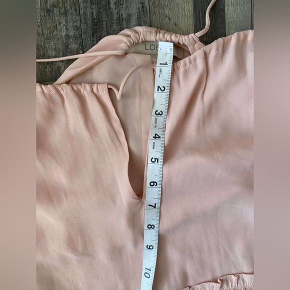 LOFT Blush Layered Maxi Dress - Picture 9 of 14